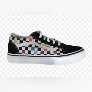 Vans Kids Black and White Old Skool ‘Party Checker’ Sneakers Size 6.5